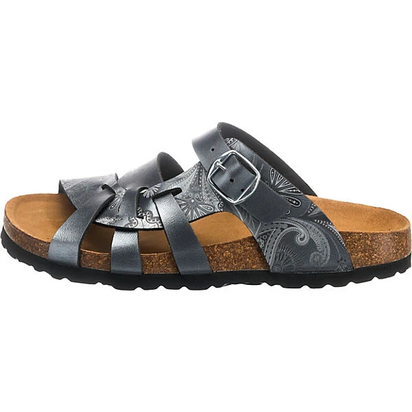 LICO Bioline Flora Komfort-Pantoletten - Anthrazit 2 LICO Bioline Flora Komfort-Pantoletten - Anthrazit – Bild 2