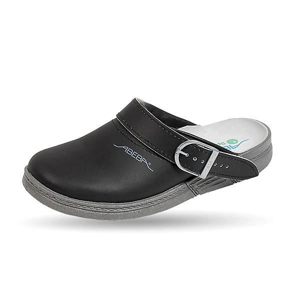 Unisex Küchenclog Mit Umklappbarem Fersenriemen Arbeitshalbschuhe - Schwarz 2 Unisex Küchenclog Mit Umklappbarem Fersenriemen Arbeitshalbschuhe - Schwarz – Bild 2