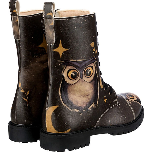 Zipsy - Owls Family Schnürstiefel - Schwarz 5 Zipsy - Owls Family Schnürstiefel - Schwarz – Bild 5