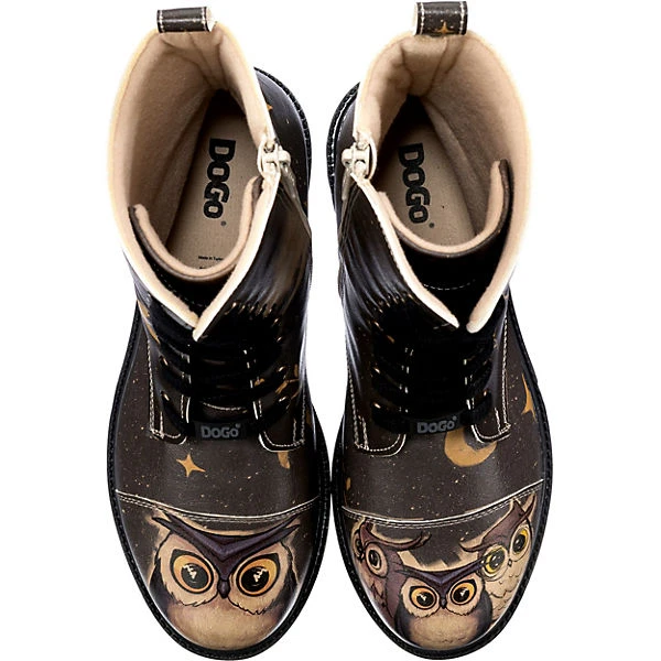 Zipsy - Owls Family Schnürstiefel - Schwarz 6 Zipsy - Owls Family Schnürstiefel - Schwarz – Bild 6