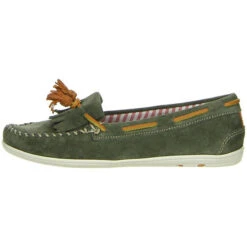 Damen Mokassins Grün - Grün -Schuh Rabatt Geschäft 8806579 05