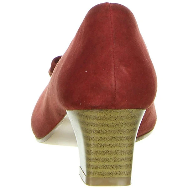 Damen Trachtenschuhe Almhaferl Pumps Rot 2 Damen Trachtenschuhe Almhaferl Pumps Rot – Bild 2