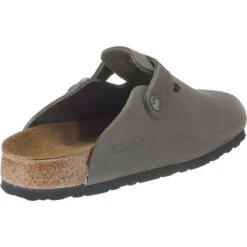 Birkenstock Boston Weichbettung Weit Geschlossene Hausschuhe - Grau/anthrazit -Schuh Rabatt Geschäft 9164429 05