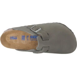 Birkenstock Boston Weichbettung Weit Geschlossene Hausschuhe - Grau/anthrazit -Schuh Rabatt Geschäft 9164429 06